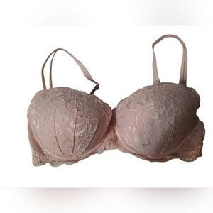Pink Victoria's Secret 36C Lace Push-Up Bra - Pink